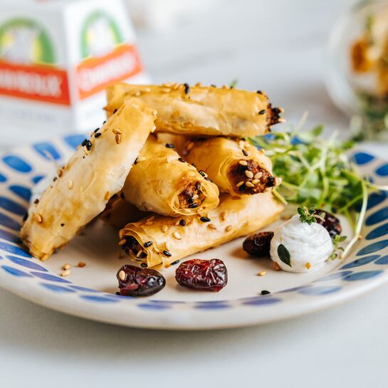 Flûtes mit Chavroux & Cranberries