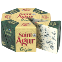 Saint Agur L'Intense Käsetheke Theke packshot slice