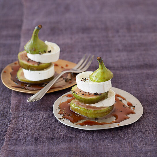 Käse-Feigen mit Balsamico-Karamell - immer ein Genuss