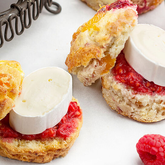 Rezept für fruchtige Scones mit Käse