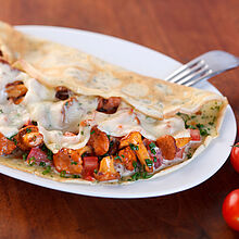 Rahmige Pfifferling-Crêpes "Bistro" Rahmige Pfifferling-Crêpes "Bistro" - leckere Rezeptidee