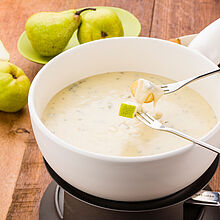 Tolle Rezeptidee: Käse Fondue Saint Agur