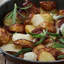 Rosmarinkartoffeln mit Chaumes - leckere Rezeptidee